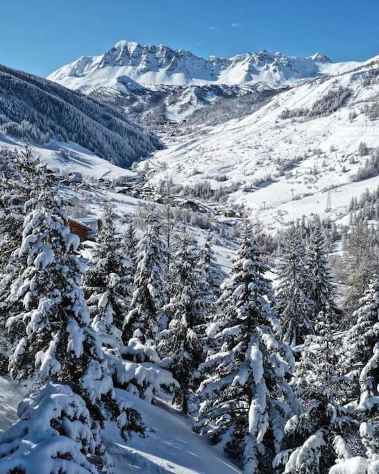T2/3 6Pers & Pied Des Pistes & Piscine Chauffee Apartman Vars  Kültér fotó
